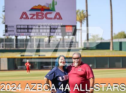 Thumbnail 3 in AZBCA 4A North vs South All Stars photogallery.