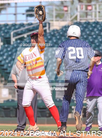 Thumbnail 1 in AZBCA 4A North vs South All Stars photogallery.