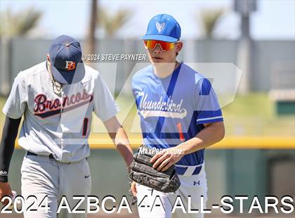 Thumbnail 2 in AZBCA 4A North vs South All Stars photogallery.