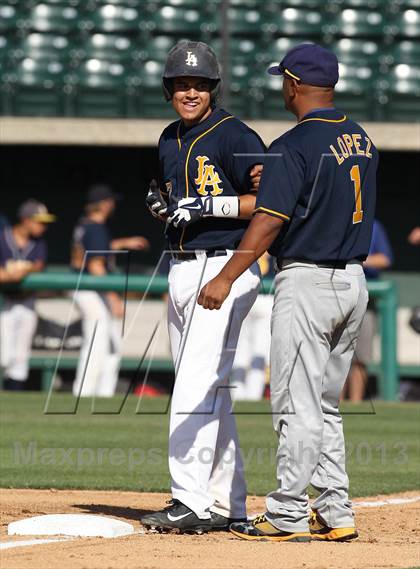 Thumbnail 2 in East Valley vs. LACES (CIF LA City Section D3 Final) photogallery.