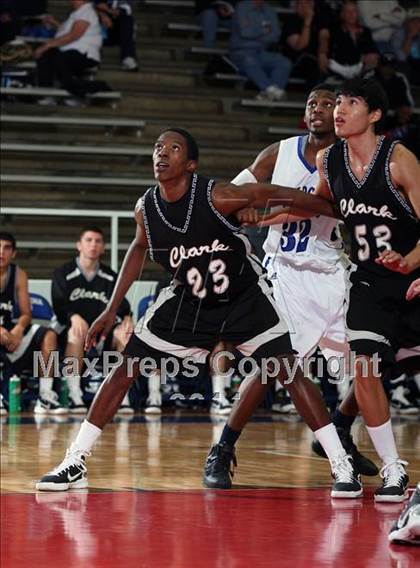 Thumbnail 1 in Dekaney [Andy] vs SA Clark (McDonald's Texas Invitational) photogallery.