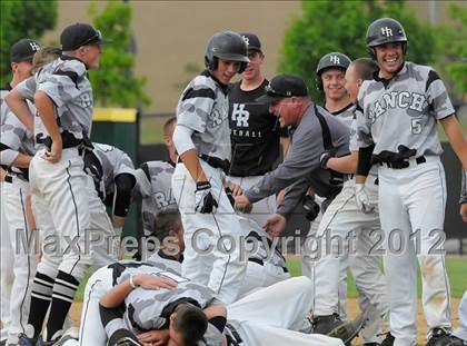Thumbnail 2 in Regis Jesuit vs. Highlands Ranch (2012 Class 5A State Baseball Tournament) photogallery.