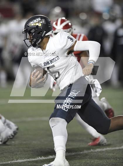 Thumbnail 1 in Mater Dei vs. St. John Bosco (CIF SS Open Division Final) photogallery.
