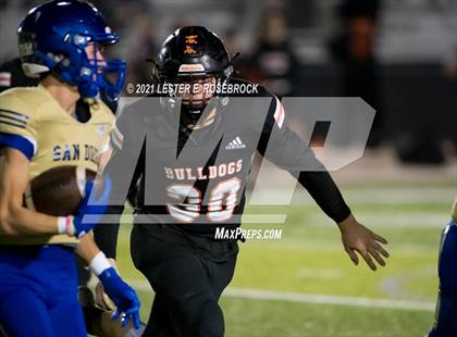 Thumbnail 3 in San Diego vs. Orange Grove (UIL 3A Bi-District Playoffs) photogallery.