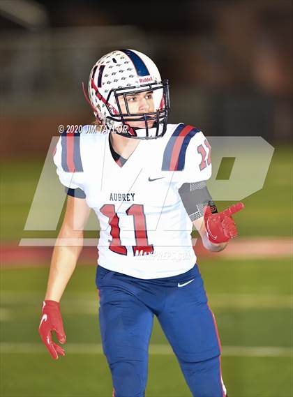 Thumbnail 2 in Aubrey vs Mineral Wells (4A Bi-District Playoff) photogallery.