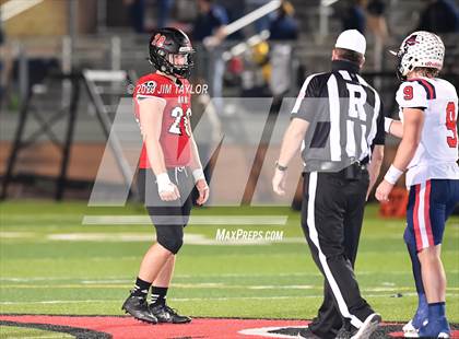 Thumbnail 2 in Aubrey vs Mineral Wells (4A Bi-District Playoff) photogallery.