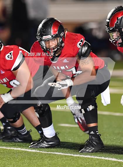 Thumbnail 2 in Aubrey vs Mineral Wells (4A Bi-District Playoff) photogallery.