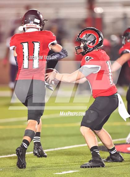 Thumbnail 3 in Aubrey vs Mineral Wells (4A Bi-District Playoff) photogallery.