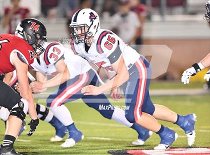 Thumbnail 3 in Aubrey vs Mineral Wells (4A Bi-District Playoff) photogallery.