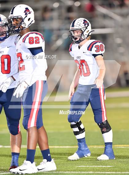 Thumbnail 3 in Aubrey vs Mineral Wells (4A Bi-District Playoff) photogallery.