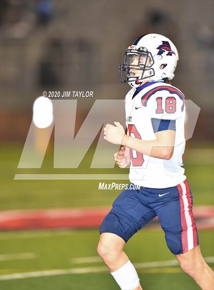 Thumbnail 1 in Aubrey vs Mineral Wells (4A Bi-District Playoff) photogallery.