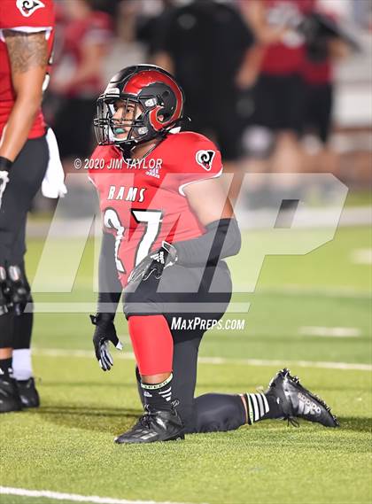 Thumbnail 2 in Aubrey vs Mineral Wells (4A Bi-District Playoff) photogallery.