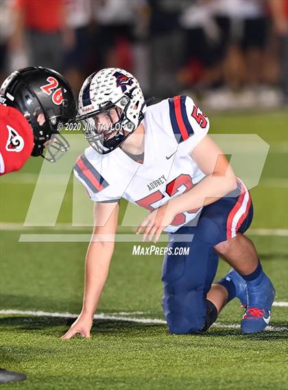 Thumbnail 1 in Aubrey vs Mineral Wells (4A Bi-District Playoff) photogallery.