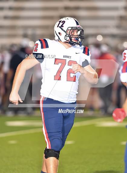 Thumbnail 2 in Aubrey vs Mineral Wells (4A Bi-District Playoff) photogallery.