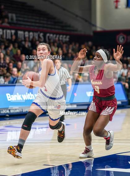 Thumbnail 3 in Cardinal Newman vs. St. Joseph Notre Dame (CIF NCS Open Division Final) photogallery.