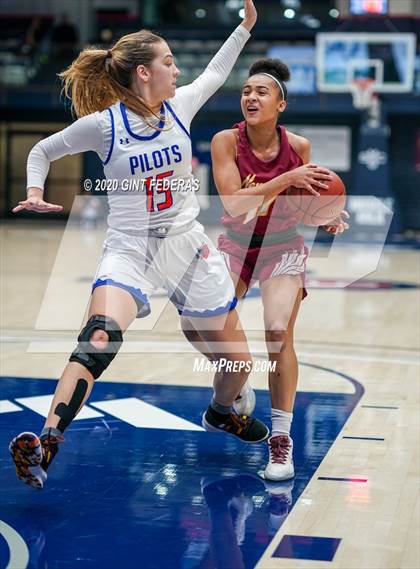 Thumbnail 2 in Cardinal Newman vs. St. Joseph Notre Dame (CIF NCS Open Division Final) photogallery.
