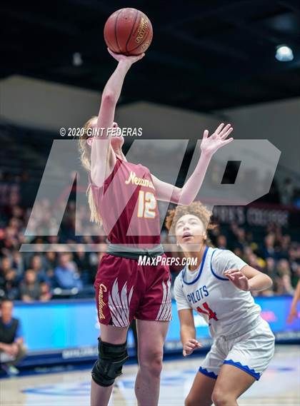 Thumbnail 2 in Cardinal Newman vs. St. Joseph Notre Dame (CIF NCS Open Division Final) photogallery.