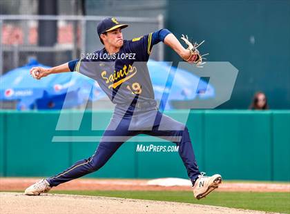 Thumbnail 3 in Crean Lutheran @ Canyon CIF SS DIV 4 Championship photogallery.