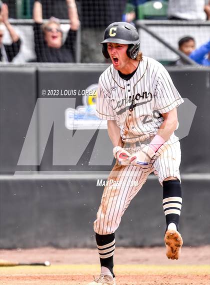 Thumbnail 1 in Crean Lutheran @ Canyon CIF SS DIV 4 Championship photogallery.