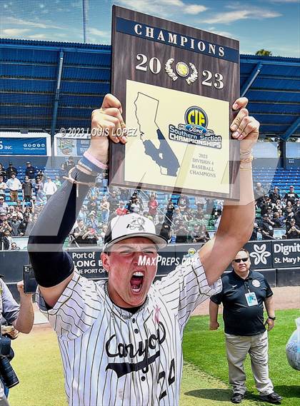 Thumbnail 1 in Crean Lutheran @ Canyon CIF SS DIV 4 Championship photogallery.