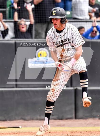 Thumbnail 3 in Crean Lutheran @ Canyon CIF SS DIV 4 Championship photogallery.