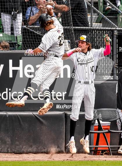 Thumbnail 1 in Crean Lutheran @ Canyon CIF SS DIV 4 Championship photogallery.