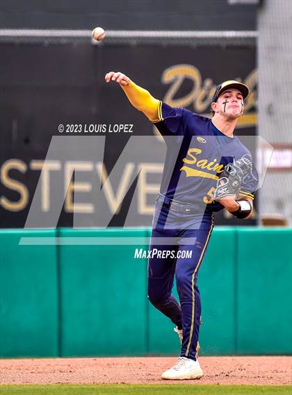 Thumbnail 3 in Crean Lutheran @ Canyon CIF SS DIV 4 Championship photogallery.