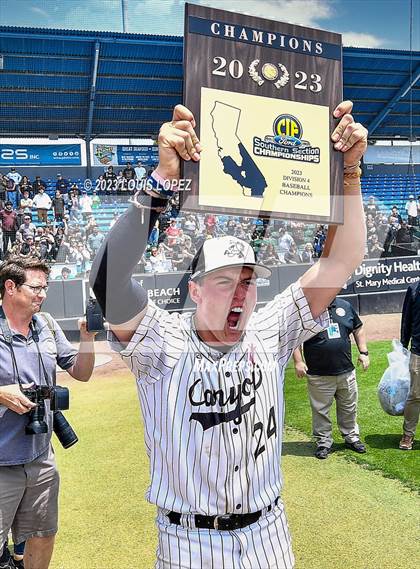 Thumbnail 2 in Crean Lutheran @ Canyon CIF SS DIV 4 Championship photogallery.