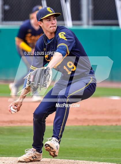 Thumbnail 2 in Crean Lutheran @ Canyon CIF SS DIV 4 Championship photogallery.
