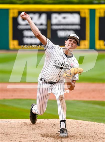 Thumbnail 2 in Crean Lutheran @ Canyon CIF SS DIV 4 Championship photogallery.