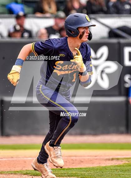 Thumbnail 2 in Crean Lutheran @ Canyon CIF SS DIV 4 Championship photogallery.