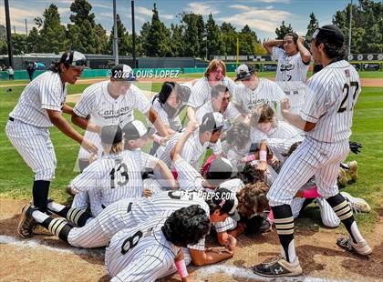 Thumbnail 2 in Crean Lutheran @ Canyon CIF SS DIV 4 Championship photogallery.
