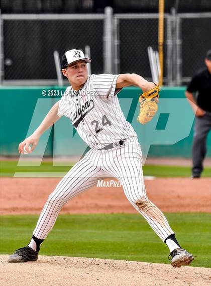Thumbnail 1 in Crean Lutheran @ Canyon CIF SS DIV 4 Championship photogallery.