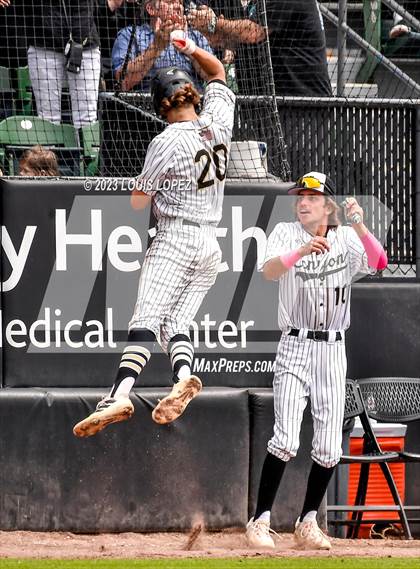Thumbnail 3 in Crean Lutheran @ Canyon CIF SS DIV 4 Championship photogallery.