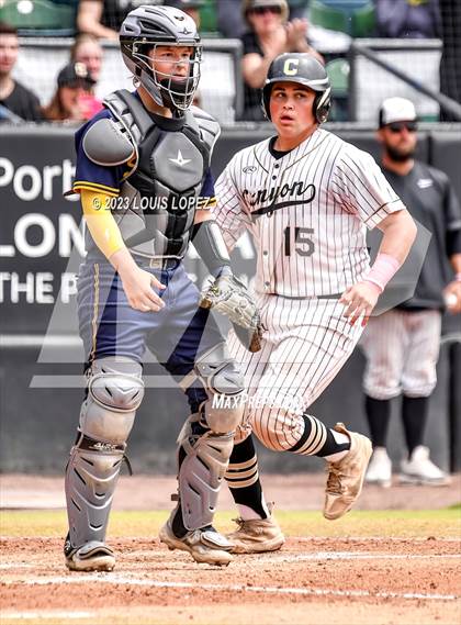 Thumbnail 2 in Crean Lutheran @ Canyon CIF SS DIV 4 Championship photogallery.