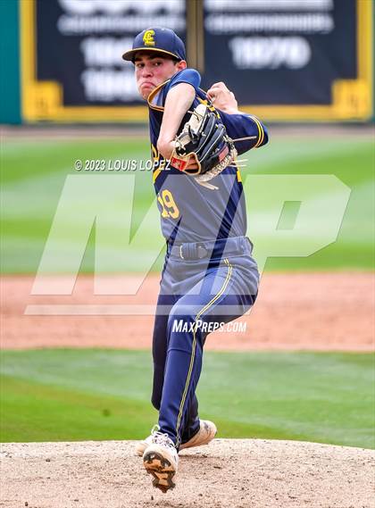 Thumbnail 2 in Crean Lutheran @ Canyon CIF SS DIV 4 Championship photogallery.