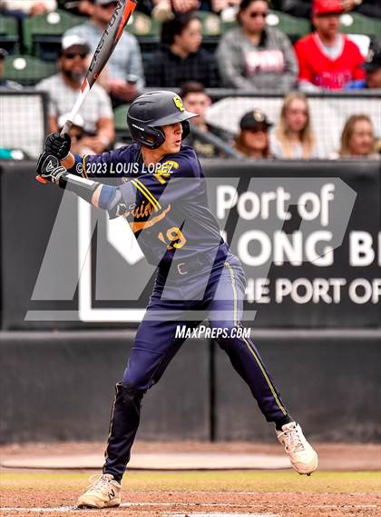 Thumbnail 2 in Crean Lutheran @ Canyon CIF SS DIV 4 Championship photogallery.