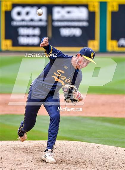Thumbnail 2 in Crean Lutheran @ Canyon CIF SS DIV 4 Championship photogallery.