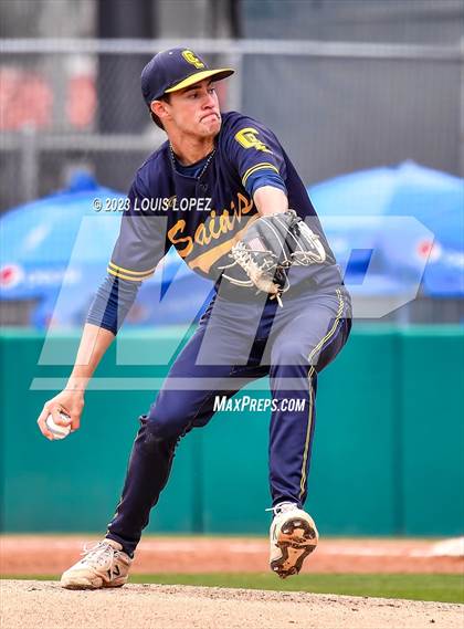 Thumbnail 1 in Crean Lutheran @ Canyon CIF SS DIV 4 Championship photogallery.