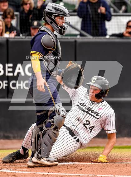 Thumbnail 2 in Crean Lutheran @ Canyon CIF SS DIV 4 Championship photogallery.