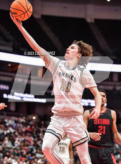 Thumbnail 1 in St. John Bosco vs. Centennial (CIF SS Open DIV Championship) photogallery.