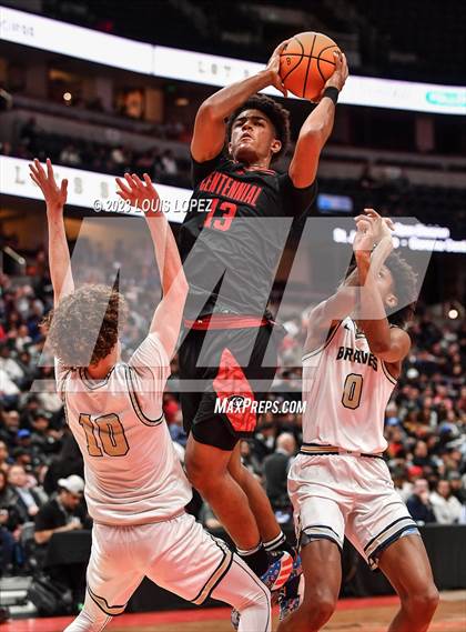 Thumbnail 2 in St. John Bosco vs. Centennial (CIF SS Open DIV Championship) photogallery.