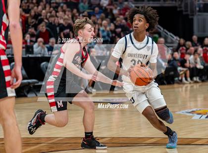 Thumbnail 1 in University vs. Manchester (IHSAA 2A Final) photogallery.