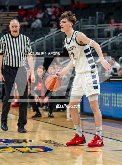 Thumbnail 2 in University vs. Manchester (IHSAA 2A Final) photogallery.