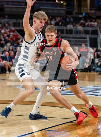 Thumbnail 1 in University vs. Manchester (IHSAA 2A Final) photogallery.