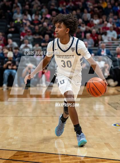Thumbnail 1 in University vs. Manchester (IHSAA 2A Final) photogallery.