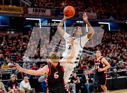 Thumbnail 1 in University vs. Manchester (IHSAA 2A Final) photogallery.