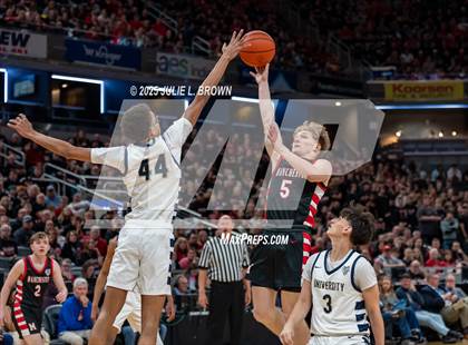 Thumbnail 2 in University vs. Manchester (IHSAA 2A Final) photogallery.