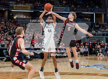 Thumbnail 3 in University vs. Manchester (IHSAA 2A Final) photogallery.
