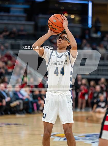 Thumbnail 3 in University vs. Manchester (IHSAA 2A Final) photogallery.